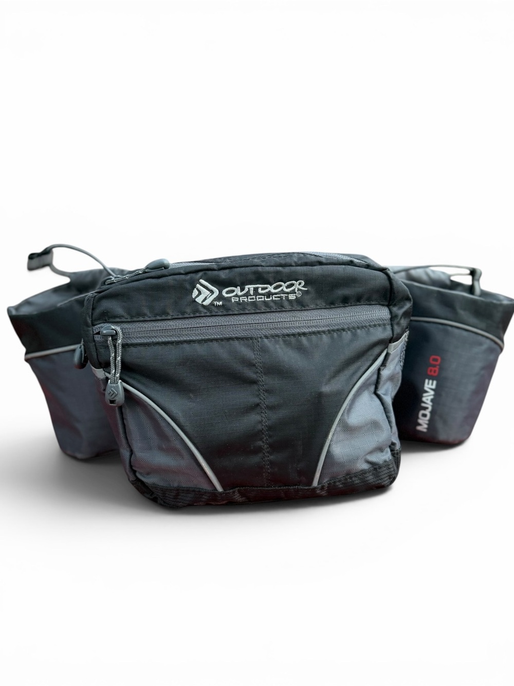 Outdoor Products Mojave 8.0‎ Hydration Hiking Waist Pack Fanny Pack Gray Black